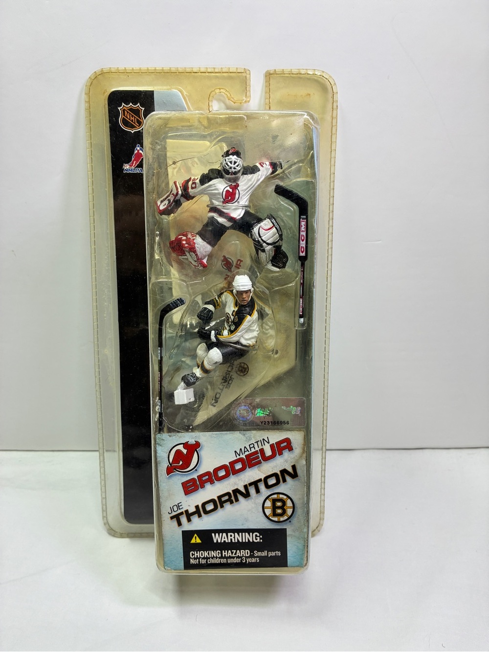 McFarlane NHL 2003 3" Hockey Figures 2-Pack New Martin Brodeur & Joe Thornton